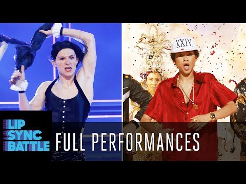 Tom Holland’s “Singing in the Rain” & “Umbrella” vs. Zendaya’s “24k Magic” | Lip Sync Battle