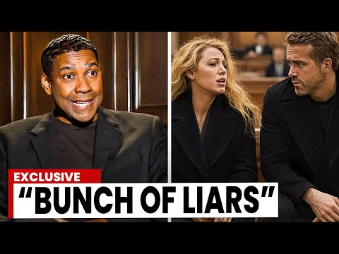 Denzel Washington just OWNED Blake Lively & Ryan Reynolds in front of everyone!