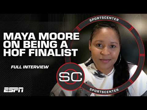 Maya Moore talks becoming Hall of Fame finalist & Diana Taurasi's retirement | SportsCenter