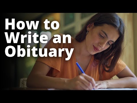 How to Write an Obituary