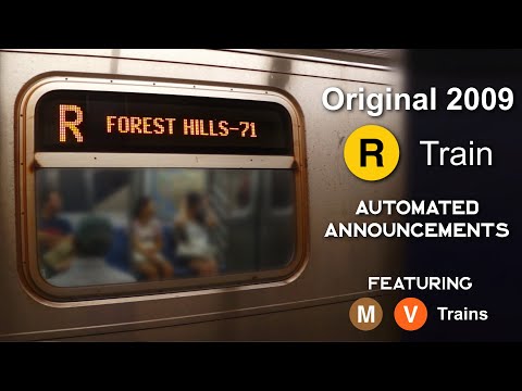 ᴴᴰ Original 2009 R160 R Train Announcements - To Forest Hills / 71 Av