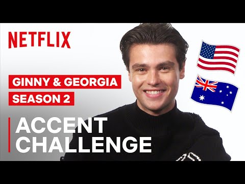 Ginny & Georgia's Felix Mallard Explains How He Does An American Accent | Netflix