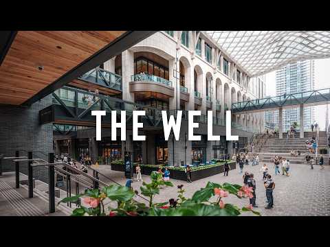 Toronto's New Spot: The Well, Wellington Market, Arcadia Earth | walk thru & trying some food!