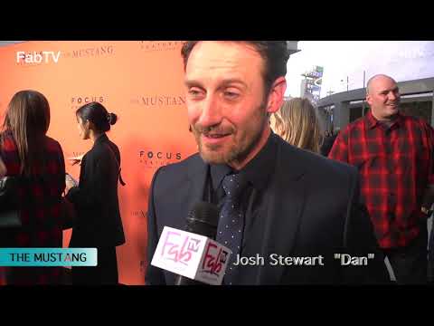 "THE MUSTANG"  premiere with Josh Stewart