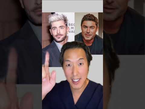 Zac Efron: Plastic Surgery or Jaw Fracture? #shorts #zacefron