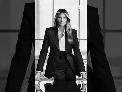 White House releases official portrait of first lady Melania Trump