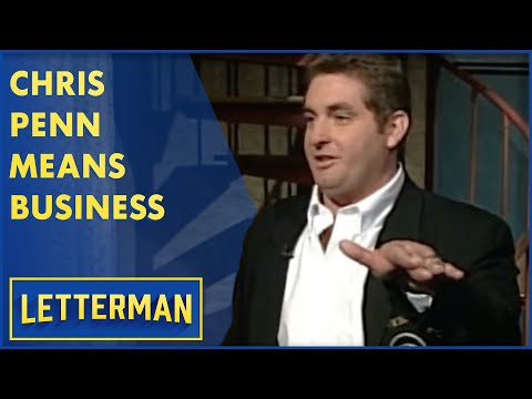 Chris Penn Is The CBS Page Who Means Business | Letterman