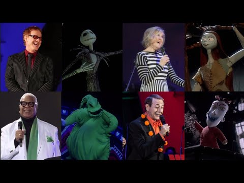 The Nightmare Before Christmas | Voice Actors | Live vs Animation | Side By Side Comparison