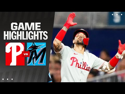 Phillies vs. Marlins Game Highlights (9/6/24) | MLB Highlights