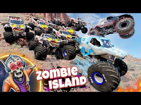 Monster Jam INSANE Zombie Island Adventure #35 | Racing, Freestyle, and High Speed Jumps