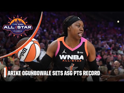 ALL-STAR GAME HISTORY 👏 Arike Ogunbowale's 34 PTS sets scoring record 🏀 | 2024 WNBA All-Star Game