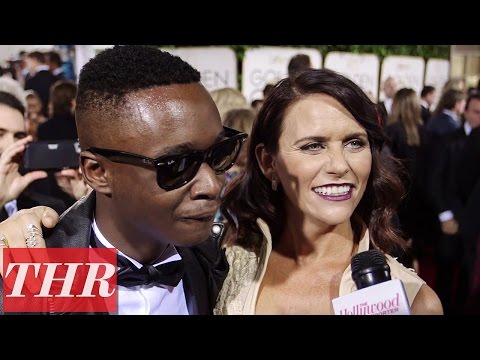 Amy Landecker & Ashton Sanders Talk 'Transparent' & 'Moonlight' | Golden Globes 2017