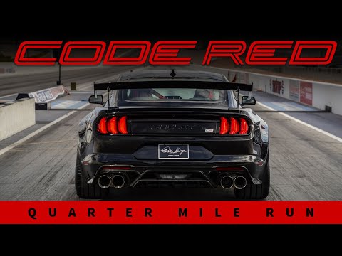 Shelby GT500 CODE RED Quarter Mile Run - 8.59s at 161 MPH! 😲🔥