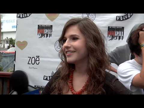 Erin Sanders Interview Big Time Rush Secrets? at Love Spill Event