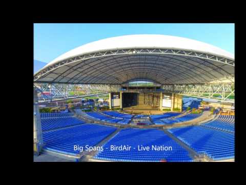 MidFlorida Amphitheatre - Big Spans Structures, Live Nation, BirdAir - New Roof