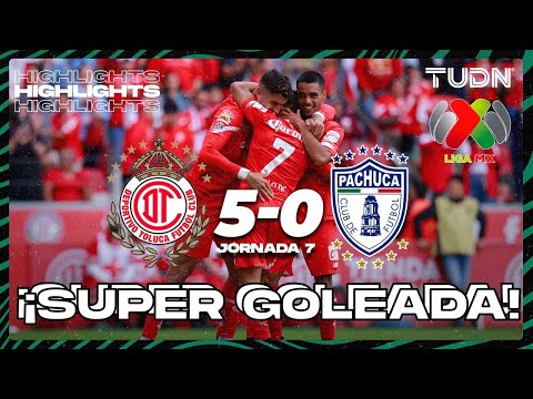 HIGHLIGHTS | Toluca 5-0 Pachuca | AP2023-J7 | Liga Mx | TUDN