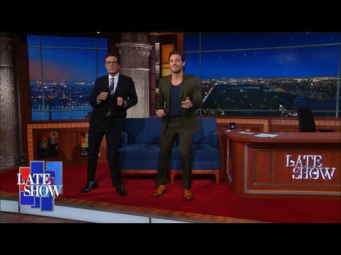 Édgar Ramírez Salsa Dances onto Late Show Stage