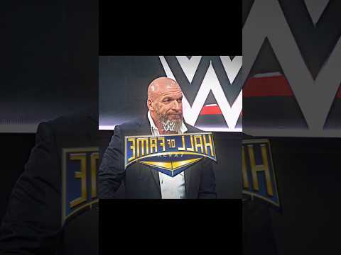 Triple H Will Enter The Hall Of Fame 2025 🥹 Edit