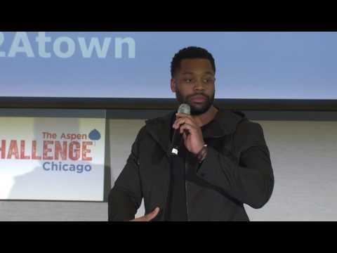 Laroyce Hawkins at the 2017 Aspen Challenge Opening Forum Chicago