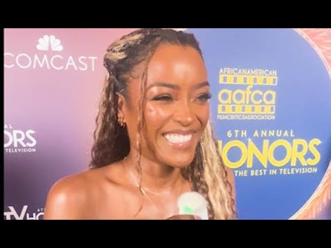 LaToya Tonodeo ('Power Book II: Ghost') on the 2024 AAFCA TV Awards red carpet