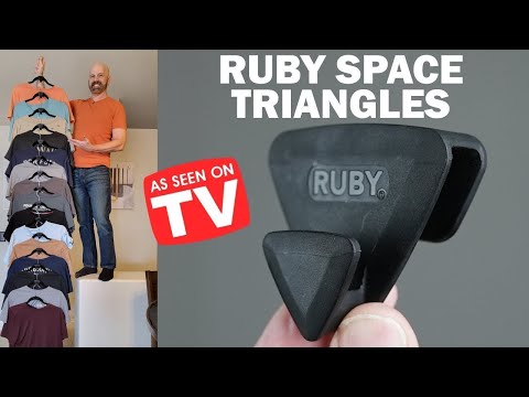 Do Ruby Space Triangles REALLY Save Closet Space? *As Seen on TV*