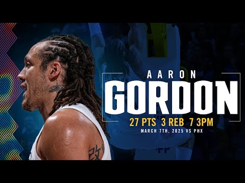 Aaron Gordon Full Game Highlights vs. Suns 📺 | 3/7/25