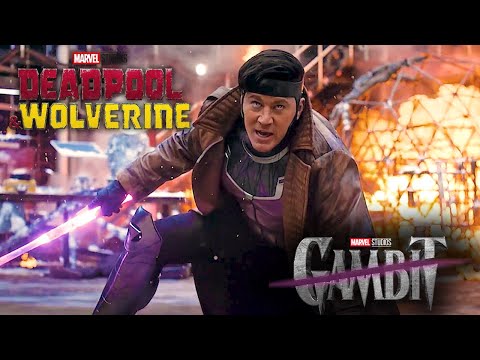 Gambit in Deadpool & Wolverine -- All Powers & Fights Scenes -- Channing Tatum