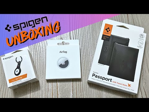 Spigen Passport Holder, AirTag Holder & Apple AirTag (Unboxing + Review)