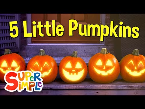 Five Little Pumpkins | Halloween Song | Explore Emotions | Super Simple Songs