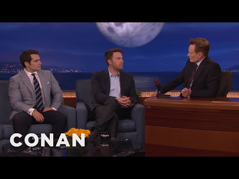 Ben Affleck & Henry Cavill's Reactions To Being Cast As Batman & Superman | CONAN on TBS