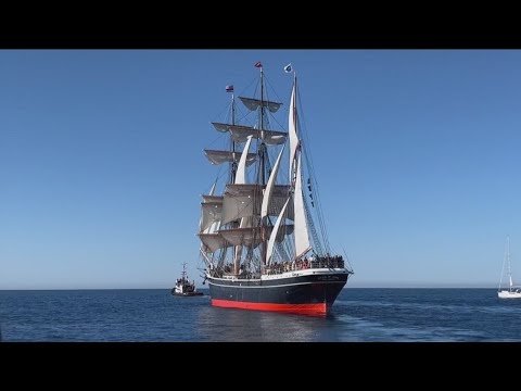 World’s oldest active sailing ship, Star of India, sets sail for 160th birthday