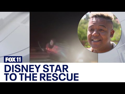 Disney star Kyle Massey rescues woman from flipped car in Thousand Oaks