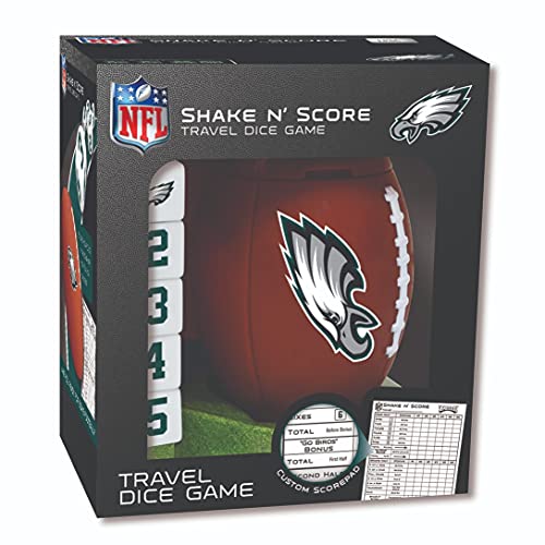 Masterpieces Game Day   Nfl Philadelphia Eagles   Shake N' Score Dice Game