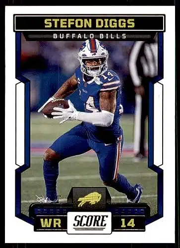 Score #Stefon Diggs Nm Mt Buffalo Bills Football Trading Card Nfl