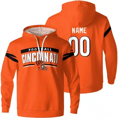 Antking Cincinnati Hoodies Customized Personalized Apparel Any Name Any Number Gifts For Men Kids Fans