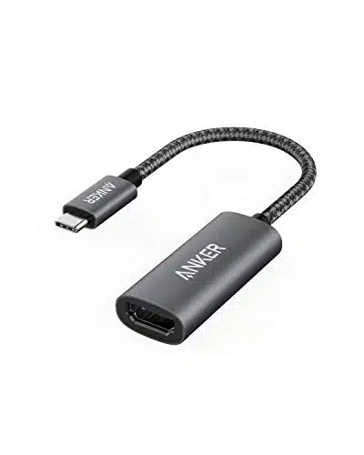 Anker Usb C To Hdmi Adapter (@Hz), B C (K Hdmi), Aluminum, Portable, For Macbook Pro, Air, Ipad Propixelbook, Xps, Galaxy, And More