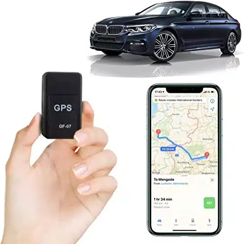 CarTour GPS Tracker for Vehicles, Mini Magnetic GPS Real time Car Locator, Full USA Coverage, No Monthly Fee, Long Standby GSM SIM GPS Tracker for VehicleCarPerson Mate Black