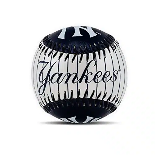 Franklin Sports New York Yankees Mlb Team Baseball   Mlb Team Logo Soft Baseballs   Toy Baseball For Kids   Great Decoration For Desks And Office