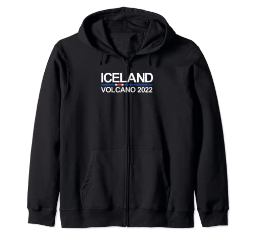 Iceland Eruption Volcano Fagradalsfjall Zip Hoodie