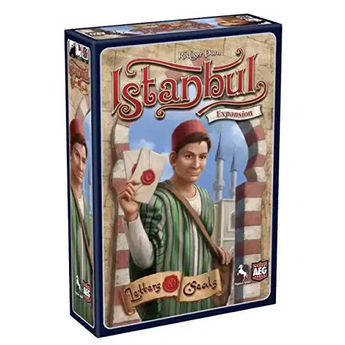 Istanbul Letters & Seals Expansion   Board Game, Collect Gems, Be a Master Merchant, to Players, to inute Play Time, for Ages and Up, Alderac Entertainment Group (AEG)