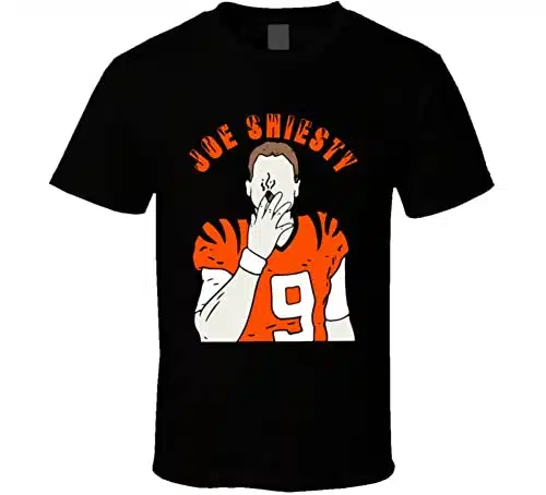 Joe Burrow Joe Shiesty Cincinnati Quarterback Silhouette Cigar T Shirt Xl Black