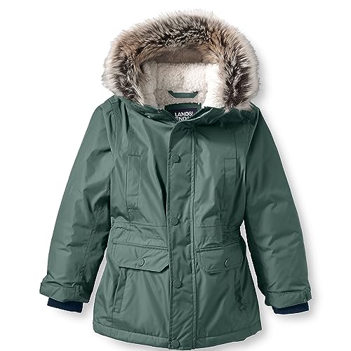 Lands' End Kids Expedition Parka Deep Woodland Green Kids Small