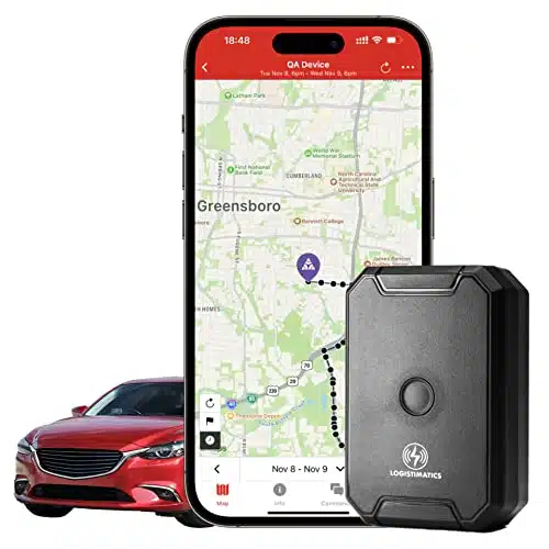 Logistimatics Mobile G GPS Tracker for Vehicles, People, and Assets   Real Time Car Tracker Device for Vehicles   Mini Magnetic GPS Tracker, Waterproof   Fleet Tracker   Subscription Required