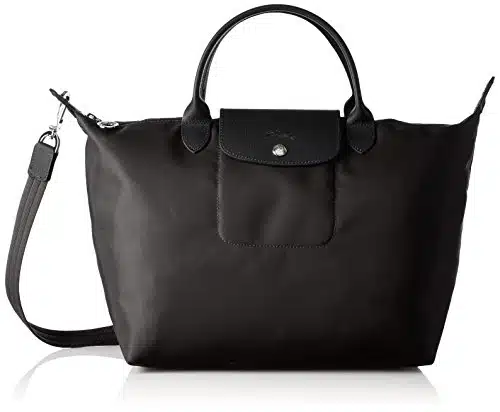 Longchamp Le Pliage Neo Top Handle Tote Bag In Black