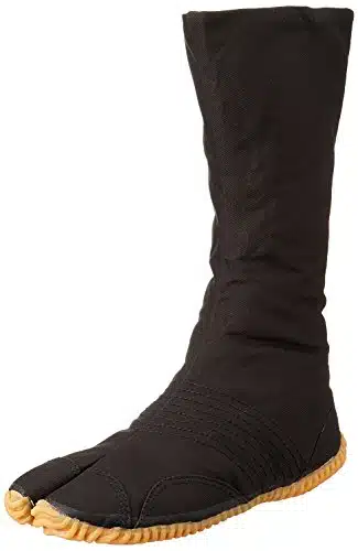 Marugo Tabi Boots Ninja Shoes Jikatabi (Outdoor Tabi) Matsuri Jog Cm (Us ), Color Black