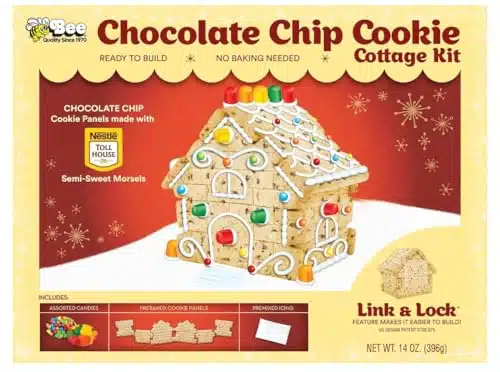 Nestle Toll House Holiday Chocolate Chip Cookie Cottage Kit Oz  Ready To Build  No Baking Needed