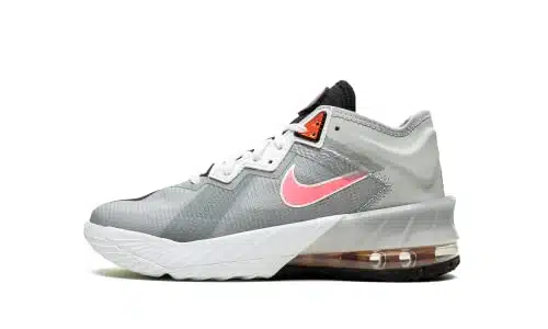 Nike Boy'S Lebron Xviii Low (Gs) (Big Kid) Light Smoke Greysunset Pulseblackwhite Big Kid M