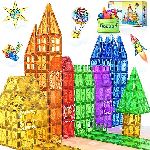 Pcs Magnetic Building Tiles Kids Toys Stem Magnetic Blocks Sensory Toys Kids Games Magnet Building Toys For Boys And Girls Aged +, Kids Brain Development Preschool Kindergarten Toddler Toys