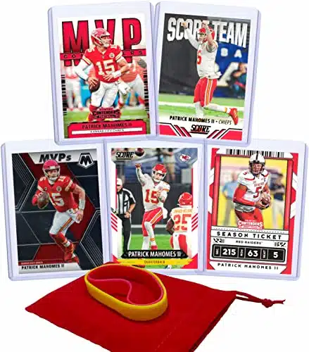 Patrick Mahomes Football Cards () Assorted Bundle   Kansas City Chiefs Trading Card Gift Set