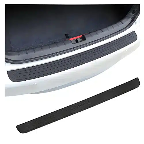 Rear Bumper Guard Protector For Car, Universal Rubber Scratch Resistant Non Slip Trunk Door Protector For Most Cars, Car Exterior Accessories (Black)